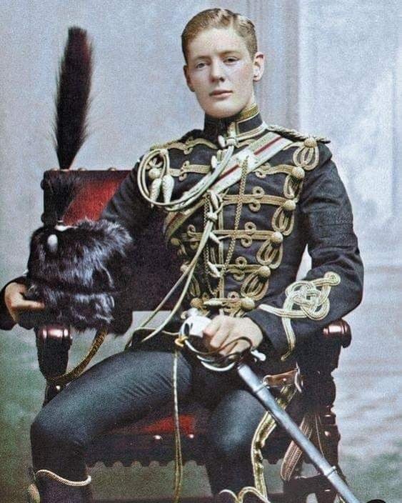 Young Winston Churchill